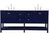 Elegant Lighting Theo Blue 72" Vanity