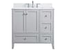 Elegant Lighting Sommerville Grey 36" Vanity with Backsplash