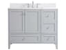 Elegant Lighting Sommerville Grey 42" Vanity with Backsplash