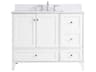 Elegant Lighting Sommerville White 42" Vanity with Backsplash