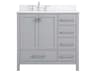 Elegant Lighting Irene Gray 36" Vanity with Backsplash