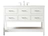 Elegant Lighting Sinclaire White 48" Vanity
