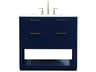 Elegant Lighting Larkin Blue 36" Vanity
