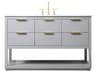Elegant Lighting Larkin Grey Vanity
