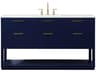 Elegant Lighting Larkin Blue 60" Vanity