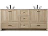 Elegant Lighting Soma 72" Mango Wood Vanity