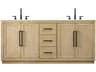Elegant Lighting Chase Linen Oak Vanity