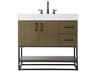 Elegant Lighting Caroline Chestnut Brown Vanity