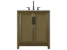 Elegant Lighting Alina Hazel Oak Vanity