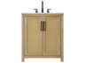 Elegant Lighting Alina Linen Oak Vanity