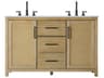 Elegant Lighting Alina Linen Oak Vanity