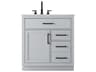 Elegant Lighting Alden Grey 32" Vanity