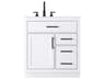 Elegant Lighting Alden White 32" Vanity