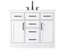 Elegant Lighting Alden White 42" Vanity