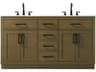 Elegant Lighting Alden Chestnut Brown 60" Vanity