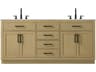 Elegant Lighting Alden Honey Brown 72" Vanity