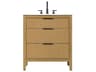 Elegant Lighting Langston 30" Honey Teak Vanity