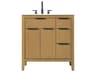 Elegant Lighting Langston 32" Honey Teak Vanity