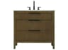 Elegant Lighting Langston 36" Hazel Oak Vanity