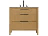 Elegant Lighting Langston 36" Honey Teak Vanity