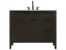 Elegant Lighting Langston 42" Chocolate Oak Vanity