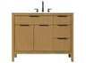 Elegant Lighting Langston 42" Honey Teak Vanity