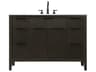 Elegant Lighting Langston 48" Chocolate Oak Vanity