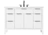 Elegant Lighting Langston 48" White Vanity