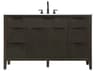 Elegant Lighting Langston 54" Chocolate Oak Vanity