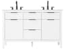 Elegant Lighting Langston 54" White Vanity