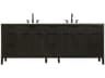 Elegant Lighting Langston 84" Chocolate Oak Vanity