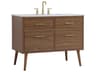 Elegant Lighting Boise Walnut Brown 42" Vanity