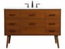 Elegant Lighting Boise Teak 48" Vanity