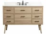 Elegant Lighting Boise Mango Wood 48" Vanity with Backsplash