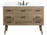 Elegant Lighting Boise Natural Oak 48" Vanity with Backsplash