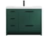 Elegant Lighting Wyatt Green 42" Vanity