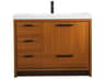 Elegant Lighting Wyatt Teak 42" Vanity