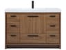 Elegant Lighting Wyatt Walnut Brown 48" Vanity