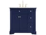 Elegant Lighting Clarence Blue 36" Vanity