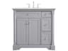 Elegant Lighting Clarence Grey 36" Vanity