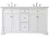 Elegant Lighting Clarence White 60" Vanity
