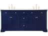 Elegant Lighting Clarence Blue 72" Vanity
