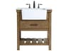 Elegant Lighting Clement Driftwood 30" Vanity