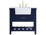 Elegant Lighting Clement Blue 36" Vanity