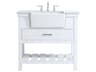 Elegant Lighting Clement White 36" Vanity