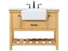 Elegant Lighting Clement Natural Wood 42" Vanity