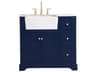 Elegant Lighting Franklin Blue 36" Vanity