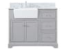 Elegant Lighting Franklin Grey 42" Vanity with Backsplash