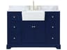 Elegant Lighting Franklin Blue 48" Vanity with Backsplash