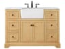 Elegant Lighting Franklin Natural Wood 48" Vanity